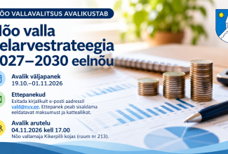 Nõo valla eelarvestrateegia 2027–2030
